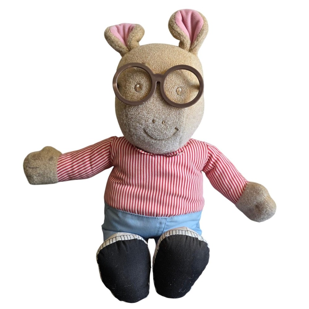 VTG 1996 Talking Arthur Reed Plush Playskool Hasbro 16" Aardvark PBS Kids Works!